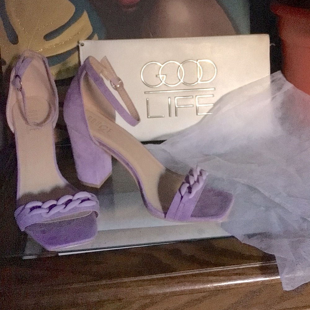 👠 Lavender Suede Heels 👠